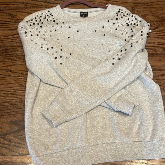 Beaded sweatshirt pullover - Picture 5 of 6